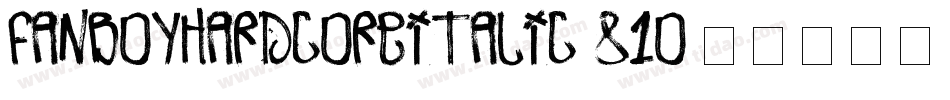 FanboyHardcoreItalic-810字体转换