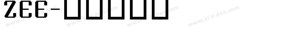 ZEE字体转换