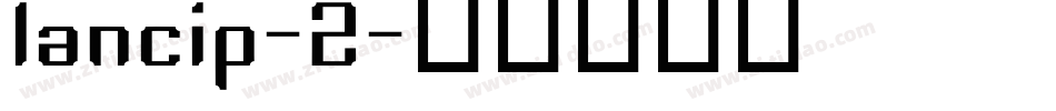 lancip-2字体转换