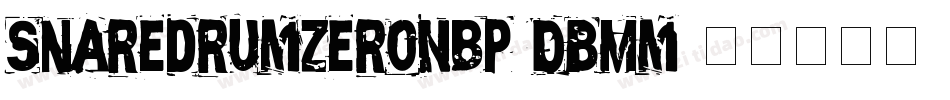 SnaredrumZeroNbp-DBMm字体转换