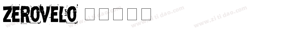 zerovelo字体转换