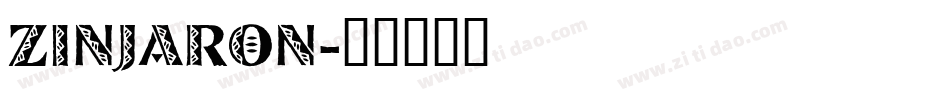 ZINJARON字体转换