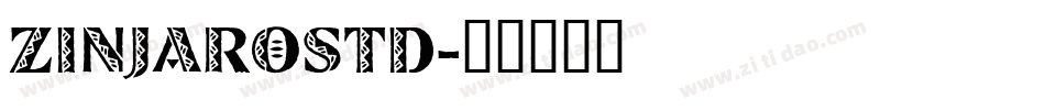 ZinjaroStd字体转换