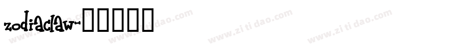 zodiaclaw字体转换