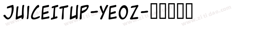 JuiceItUp-yeOZ字体转换