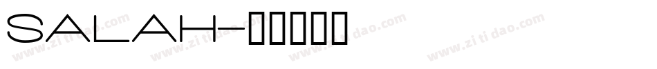 salah字体转换