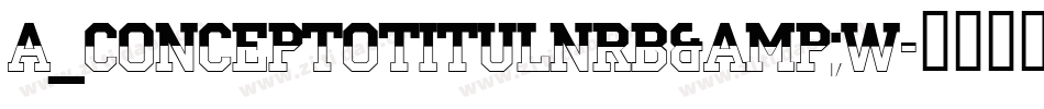 a_ConceptoTitulNrB&W字体转换