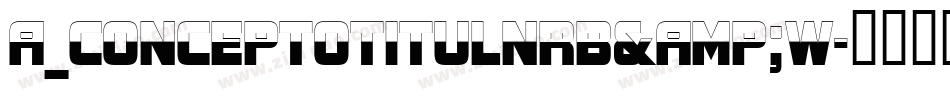 a_ConceptoTitulNrB&W字体转换