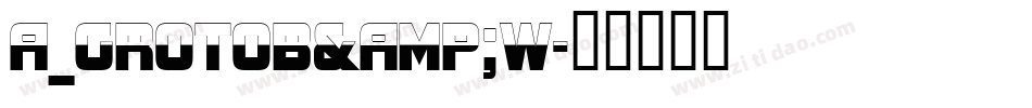 a_GrotoB&W字体转换