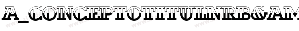 a_ConceptoTitulNrB&W字体转换