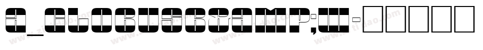 a_GlobusB&W字体转换