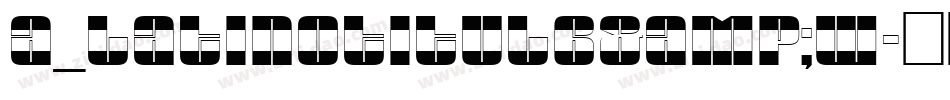 a_LatinoTitulB&W字体转换