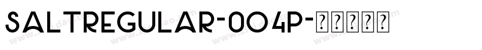 SaltRegular-0o4P字体转换