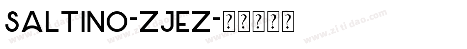 Saltino-ZjeZ字体转换
