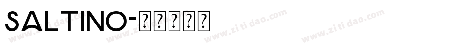 Saltino字体转换