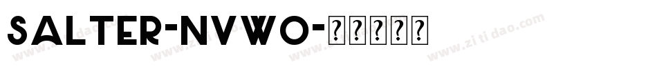 Salter-nvWO字体转换