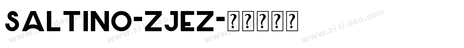 Saltino-ZjeZ字体转换