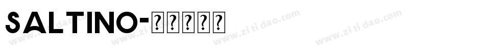 Saltino字体转换