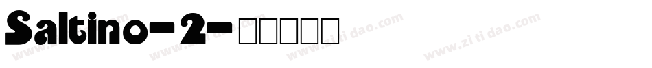 Saltino-2字体转换