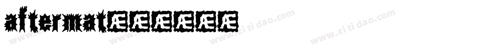 aftermat字体转换