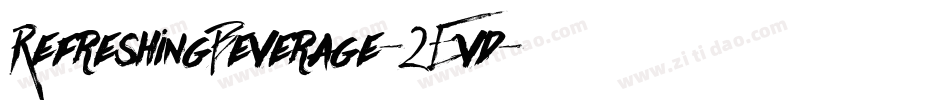 RefreshingBeverage-2Evd字体转换