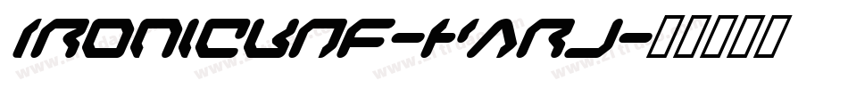 IronickNf-YArj字体转换