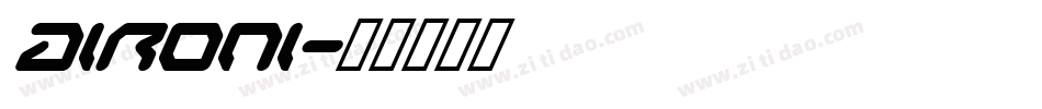 aironi字体转换