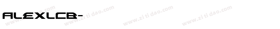 Alexlcb字体转换
