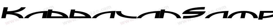 KabbalahSamplerMedium-LGg5字体转换
