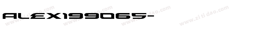 alex199065字体转换