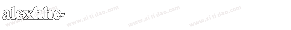 alexhhc字体转换