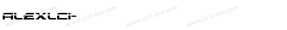 alexlci字体转换