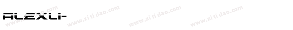 alexli字体转换