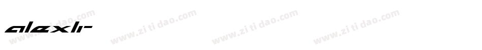 alexli字体转换