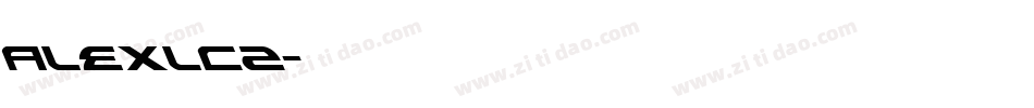 Alexlc2字体转换