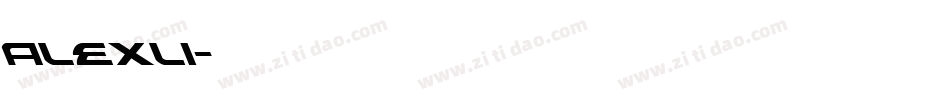 alexli字体转换