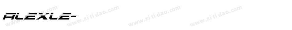 alexle字体转换