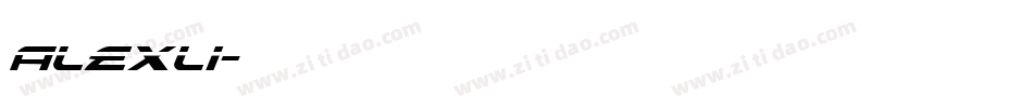 alexli字体转换