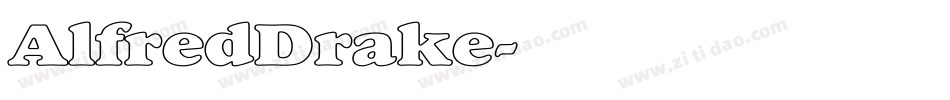 AlfredDrake字体转换