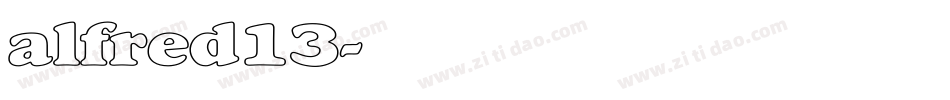 alfred13字体转换