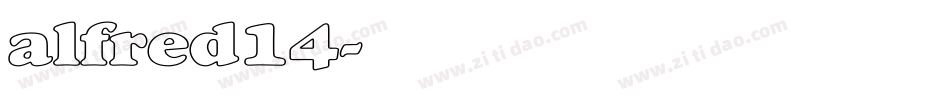 alfred14字体转换