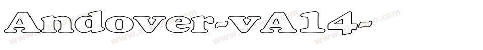 Andover-vA14字体转换