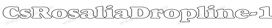 CsRosaliaDropline-1GD14字体转换