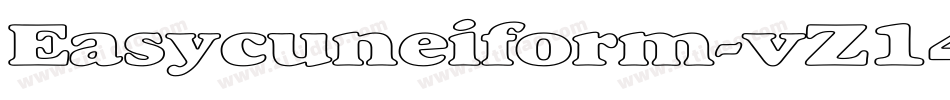 Easycuneiform-vZ14字体转换