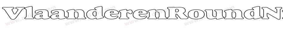 VlaanderenRoundNf-OY14字体转换