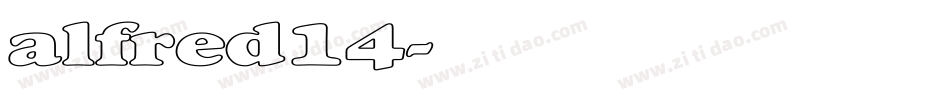 alfred14字体转换