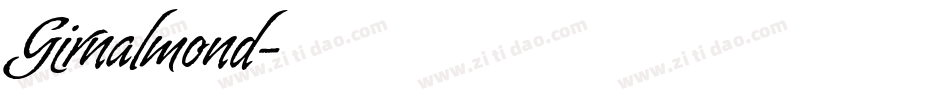Girnalmond字体转换