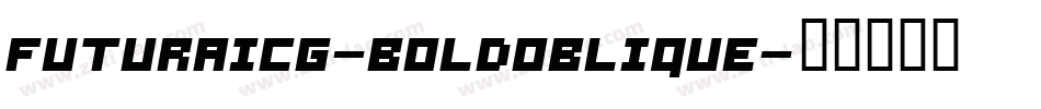FuturaICG-BoldOblique字体转换