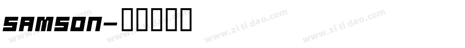 Samson字体转换