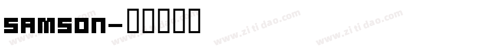 Samson字体转换